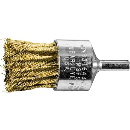 Pferd End Straight Cup Knot, .014 Brass Wire 83164